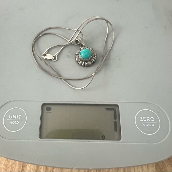 Vintage southwestern style 925 Sterling silver pendant necklace - Picture 9 of 9